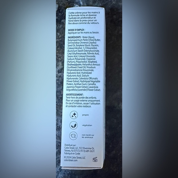 LIMITED EDITION Color Street Jasmine Woods Hand Cream - Picture 5 of 6